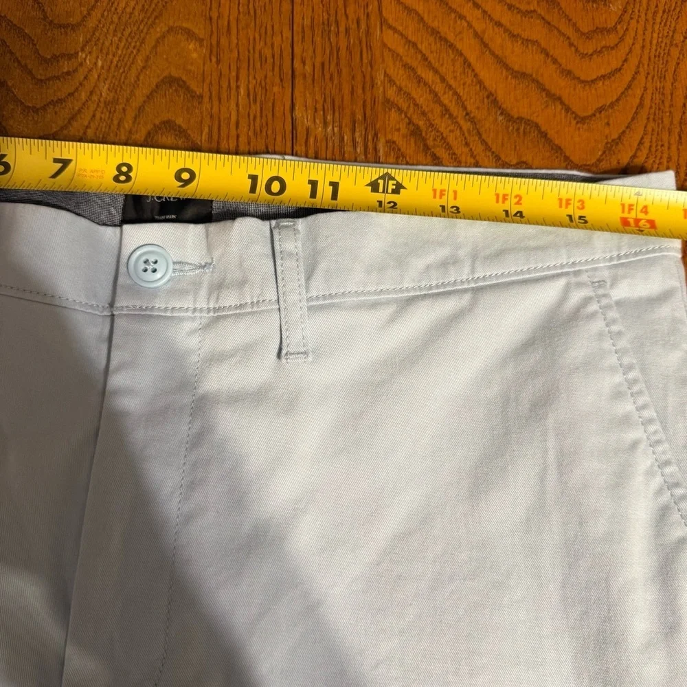 J. Crew NWT 484 Slim Fit Stretch Chino Flat Front Pants in Light Blue 32x32